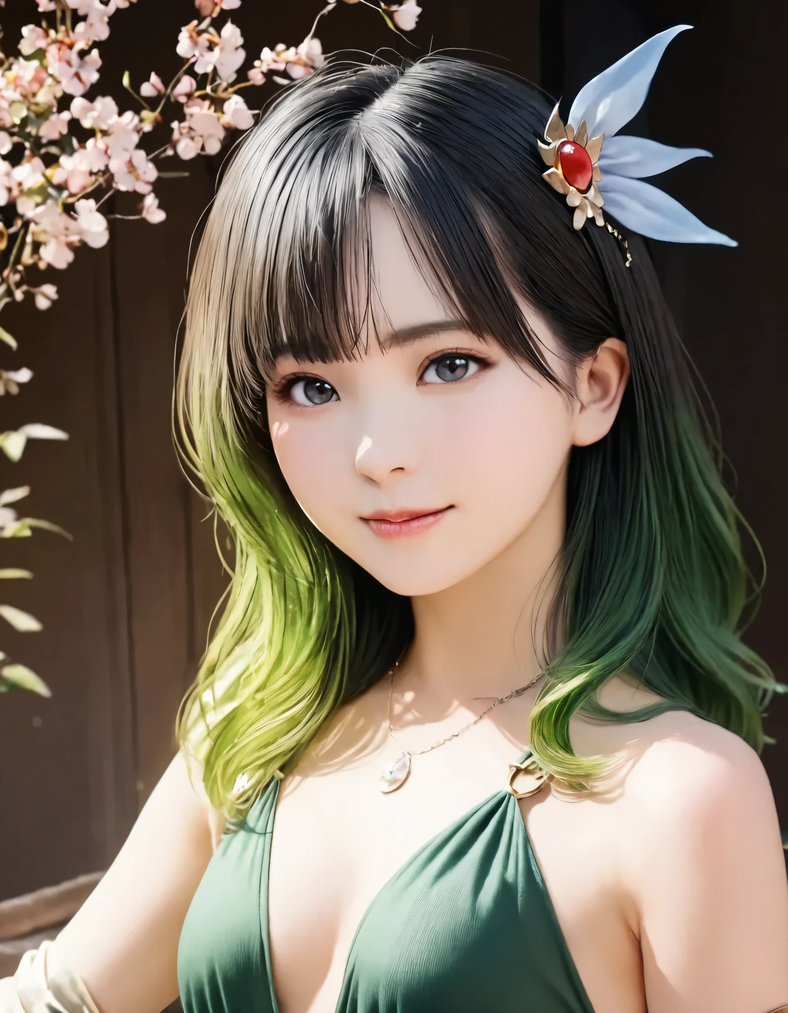 (best quality, 8k, high resolution:1.2), 1girl, FINAL FANTASY IV, Rydia, upper body