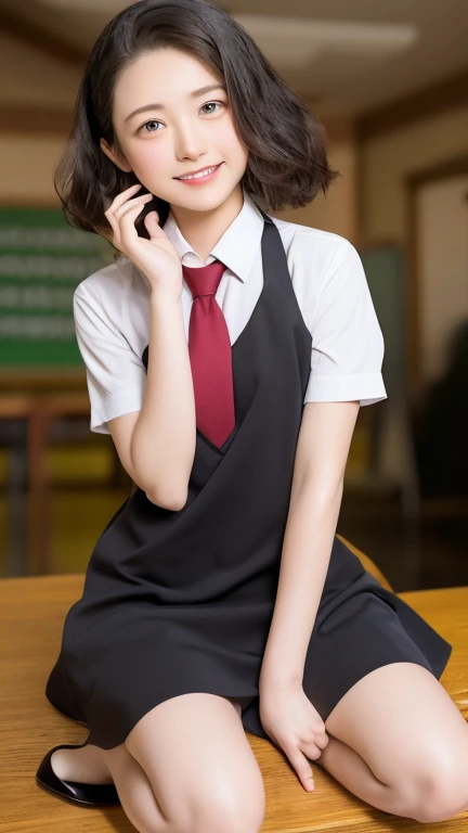 ((Staff selling products at the market, Southeast Asia)), ((smile, Mr.々な模Mr.や色の薄い短いエプロンを着用する, Unbuttoned shirt, Sweat, Looking at me to seduce me, Last)), Small breasts, (Traditional Asian apron hides beautiful nipples), (Night food festival, customer, a place where many people pass), ((squat)), ((Spread your legs and show off your pubic hair)), Close up of her lower body, Braiding,