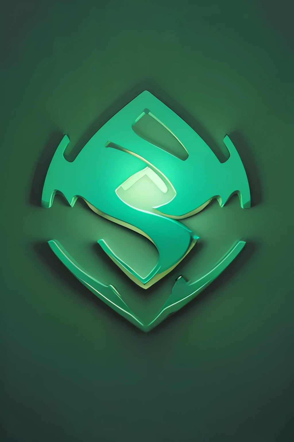 an organic logo using an ice wing, very simple for a faction in an RPG world, ice emblem, only blue color, powerful, quiet, Passive clothing , ILM, symmetrical, chic, high quality, with a white background