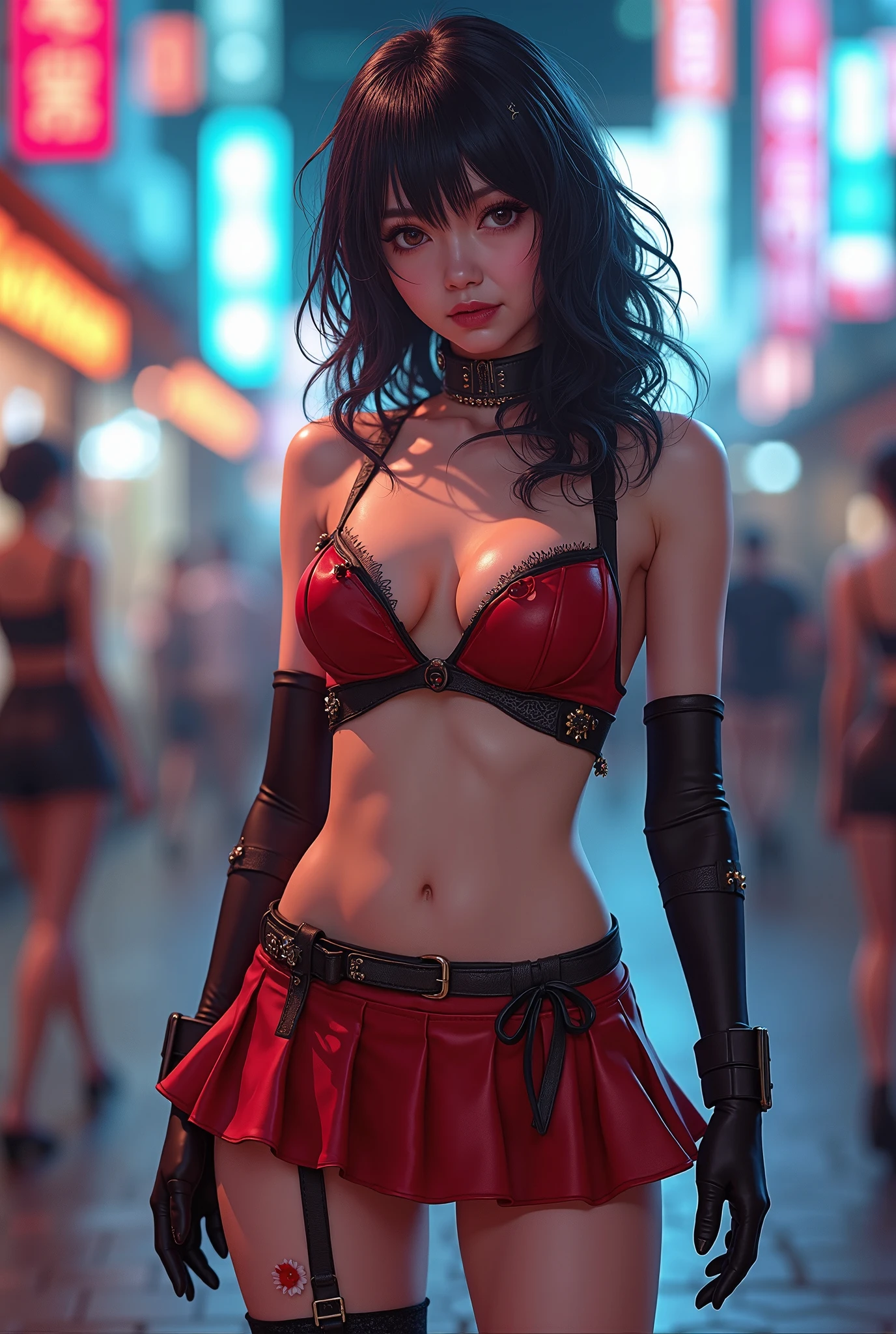 candid sexy women in a vampire rave, strapless dress, leather clothes, red rain, DJ, photo RAW portrait of a female zombies in a nightclub in a castle at night, 90's rave, nuns, vampires, best quality, (realistic, photo-realistic: 1.37), realistic, dungen, techno, red rain, huge breast, party, beautiful face, gorgeous, sexy, Fujifilm Fujichrome Provia 100F movie, flashlight, ultra realistic, 8K UHD. --auto --s2