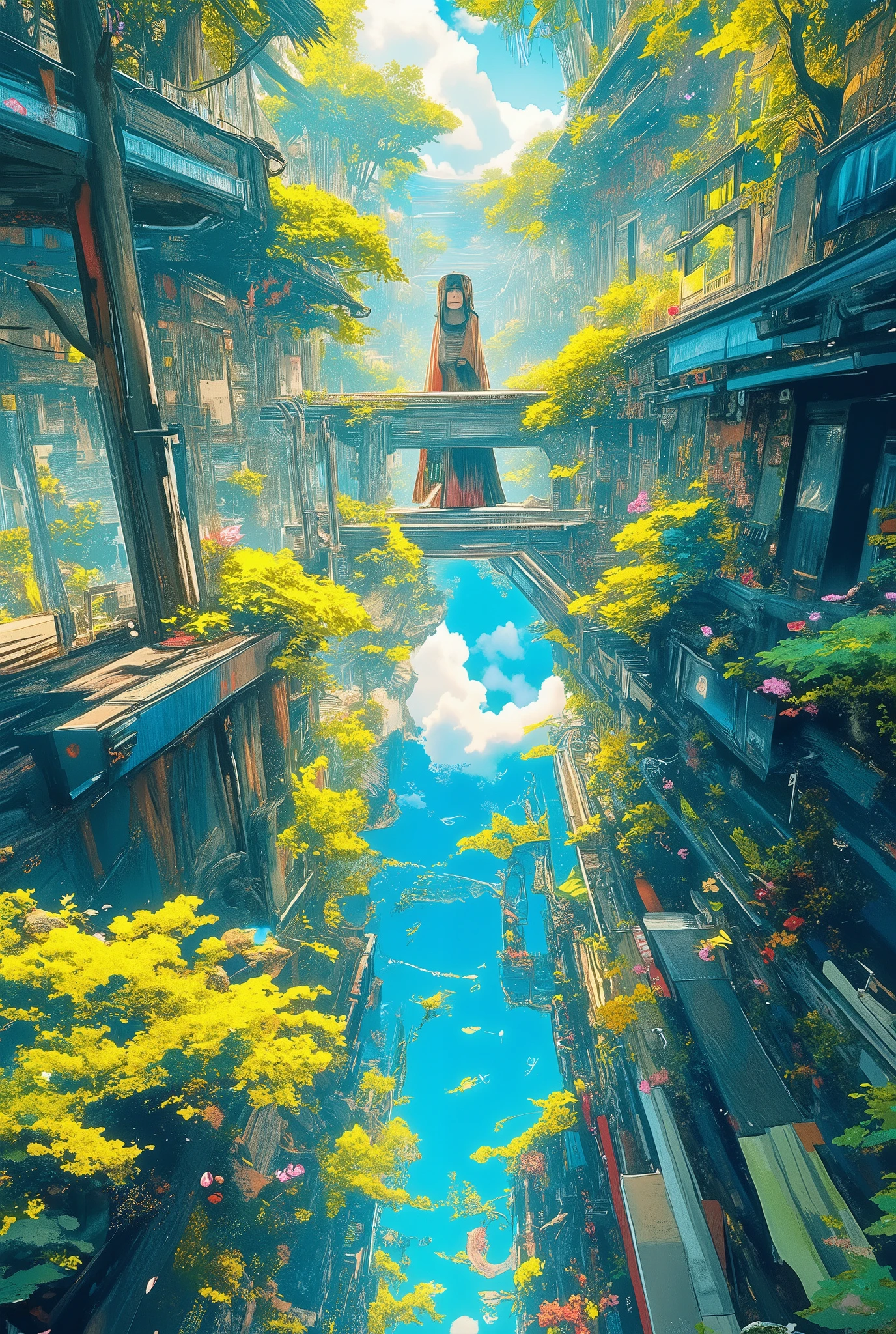 4k wallpaper of beautiful view of anime nature art