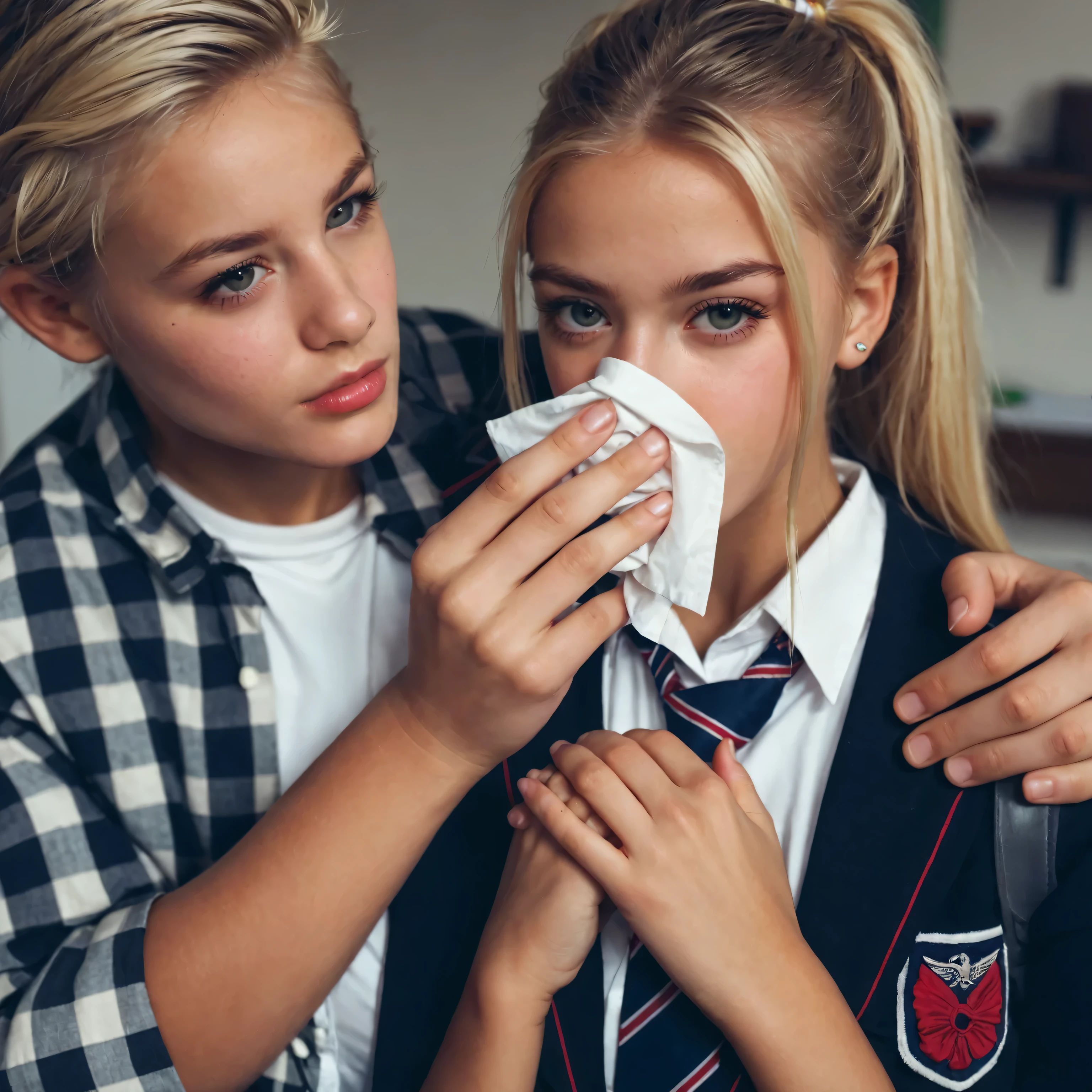 girl is chloroformed