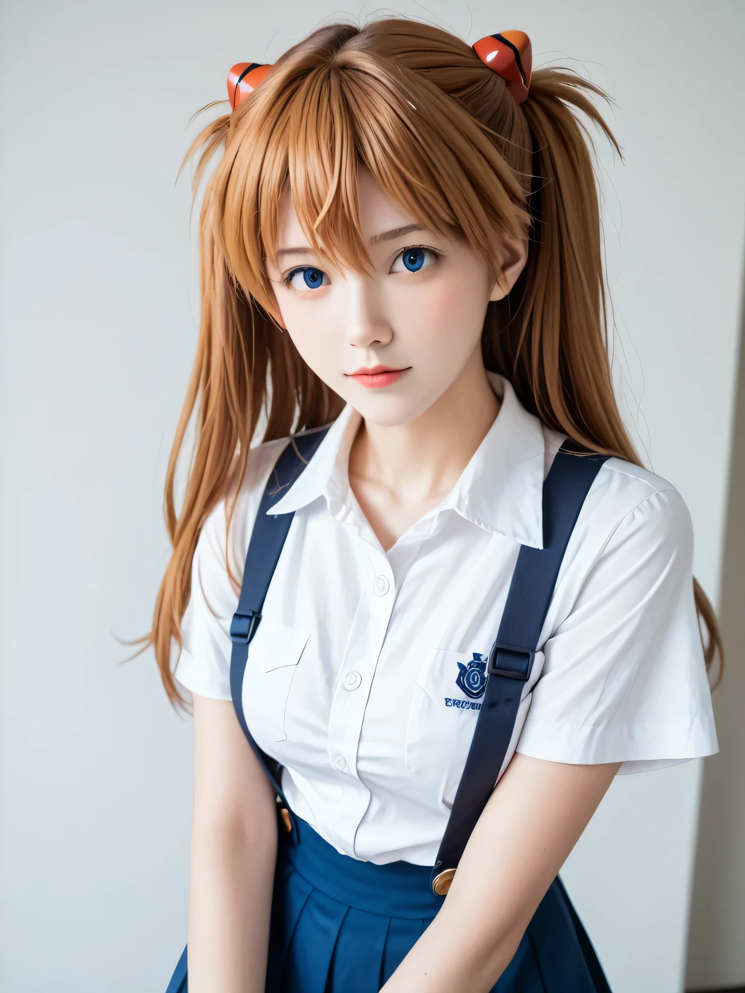 score_9, score_8_up, score_7_up, source_photo, realistic, photo, dramatic shadows, (((masterpiece, best quality))), ((((best quality, realistic, photo-realistic)))), ((((photorealistic)))), (((19 years old))), 1girl, asuka langley soryu, (souryuu asuka langley:1.5), ((((blue eyes))))), hair between eyes, skirt, shirt, ribbon, school uniform, white shirt, short sleeves, blue skirt, suspenders, watch, suspender skirt, wristwatch, perspective, ((((dynamic angle)))), orange hair, depth of field, sharp focus, (((eva school uniform))), (((tokyo-3 middle))), Detailed face, ((((medium breasts)))), big breasts, ((solo)), busty, ((1girl)), beautiful breasts, beautiful ass, love, caring, blush, appreciate, caring eyes, droopy eyes, shiny skin, beautiful breasts, beautiful ass, cute face, (((pretty sister))), ((pretty)), playfully scolding the viewer, Beautiful eyes, (((big eyes:1.3))), (((sensual vibe))), ((((feeling pleasure)))), ((((ideal body)))), ((energetic)), ((perfect fingers)), ((((night)))), ((((seductive pose)))), ((((sexy pose)))), (((realistic:1.4))), ((((standing)))), ((pointing at viewer))), ((((view from below))),