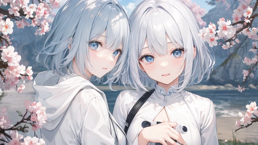 Yumi,A beautiful and sweet sister,Fragrant, soft, sticky and sweet voice,Cream white sweater,White Silk,necklace,Black Hair,pretty,White and tender,Glossy,Bright white tones are very clear
