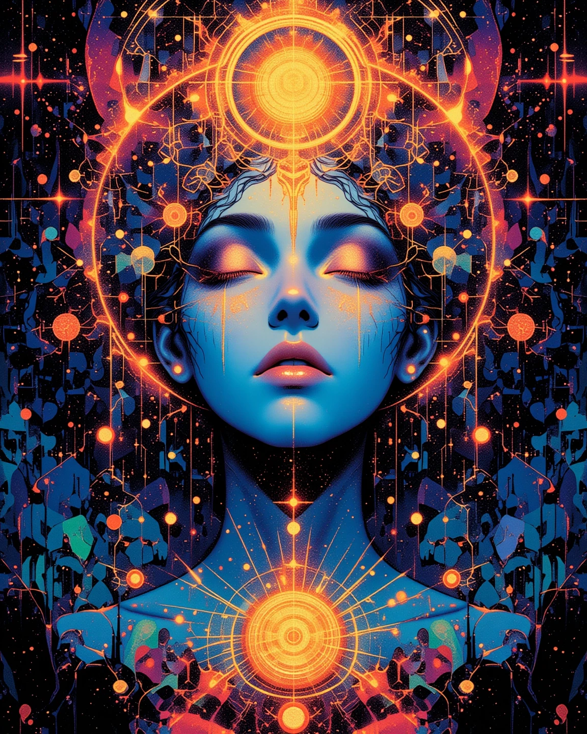 An image in shades of blue and white, depicting a brain with tangled thought trails all around, symbolizing the mental confusion caused by distractions. In the center of the brain, a bright and sharp focus point stands out, representing concentration and the power to direct attention. This image visually captures the contrast between distraction and concentration, arousing the reader's curiosity and interest.
Share
Save --auto --s2