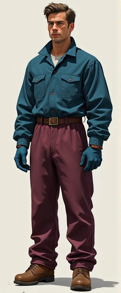 Painting of three men in different costumes standing side by side, Conceptual art of the Qing Dynasty, Full body character design, Qing dynasty clothing, Character design sketch, Full body character drawing, different full body view, high quality character design, full body character concept, character design art, Detailed character design, character concept reference art, full character design, Character design concept art