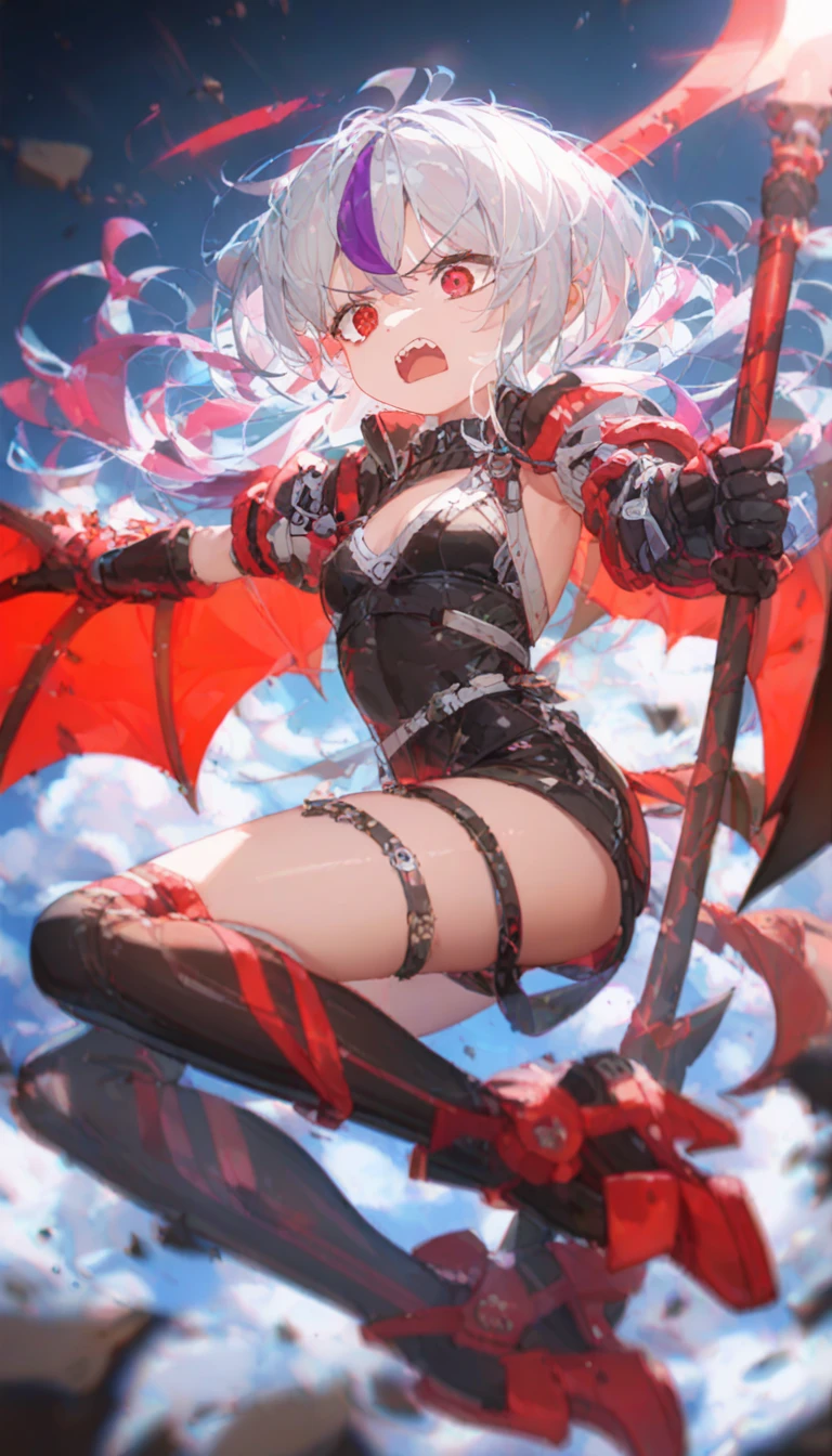 Zombie little girl,With vampire wings,With vampire teeth,Lie on the ground,Exposing the crotch,white and transparent,Raised sexy,On the street,lookingat,Spread the joy of leg presses,The clothes were tattered,There are bite marks on the body,Watch from behind,Put a stick in,look of anguish