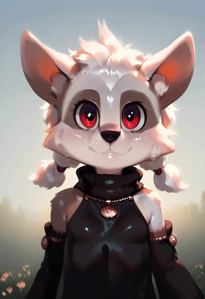 by kenket, by totesfleisch8, (by thebigslick, by silverfox5213:0.8), (by syuro:0.2), 1girl, solo, furry, nanachi \(made in abyss\), nanachipants, standing, looking at viewer,, (uploaded on e621,8k, RAW photo, high resolution,high quality), ((masterpiece)), female, (wear shirt and bottomless), (front view), (cinematic lighting), backlighting, (shaded), detailed background, by dagasi, (by personalami), [by Ruan Jia], photorealistic, hyperrealistic,