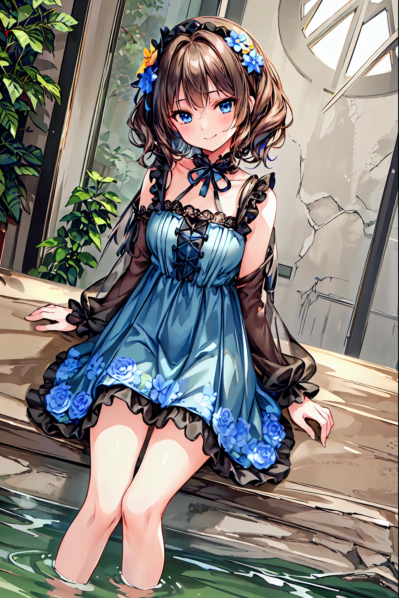 masterpiece、Highest quality、Highest quality、(((upon)))、  ((((small))))、Hair quality and shine、顔がsmall、Sitting、Very detailed, beautiful, Big eyes、Very detailed, clear and beautiful faces、(Cute illustrations:1.2), High resolution, Very detailed, Highest quality, Embarrassing ，((Highest quality)), (Very detailed), (High-definition CG synthesis 8K wallpaper), 高いly detailed, 高い-definition raw color photos, Professional photography, Written boundary depth,Small breasts，French kiss，Early summer sunlight