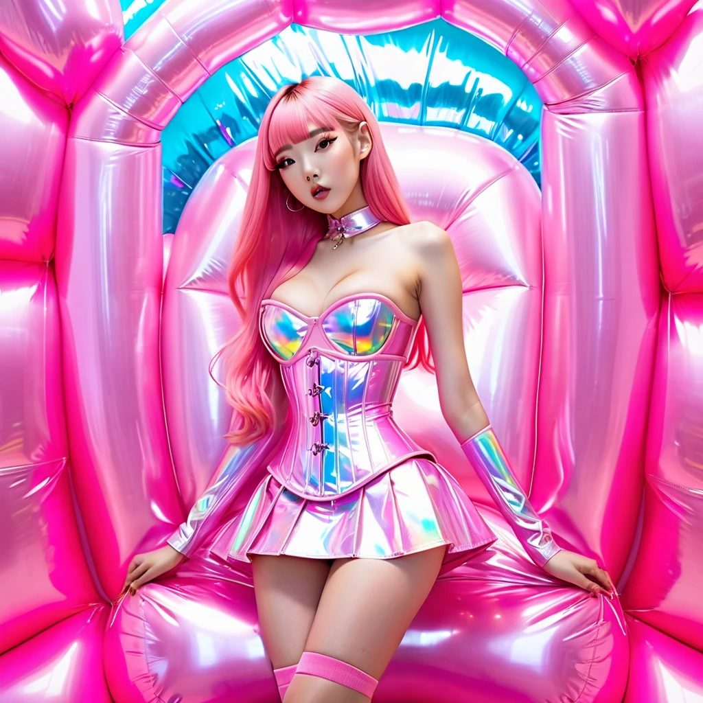 (spread legs, legs up :1.45),(heart pasties :1.3),(orgasm face:1.5) ,(Pink Hair :1.3),(Genuine))))photograph, ((whole body:1.1)), highest quality, 1 female, Highly detailed face, Detailed lips, Fine grain, double eyelid, Beautiful Face, Beautiful Eyes, (Red bodysuit, Red latex), (Shiny), Orange Hair, Twin tails, Narrow waist, highest quality, Pale skin, Sue Liu Asuka Langle, Plug Suit 02, Black background, (Face and eye details:1.1) , Self-righteous, blush, ((shy)), Very delicate and beautiful girl, Dynamic pose, (to8contrastスタイル)