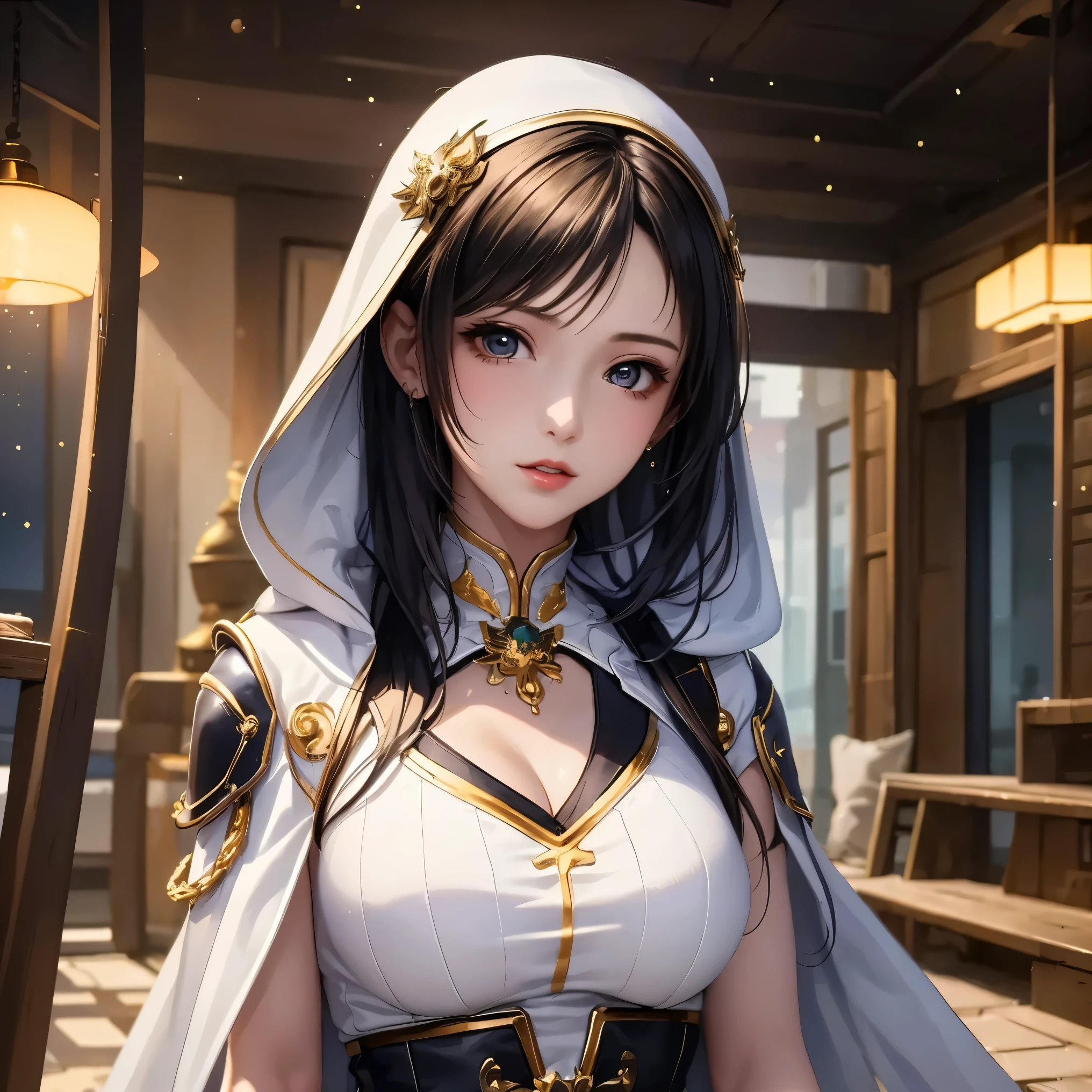 (​masterpiece、top-quality、top-quality、Official art、Beautifully Aesthetic:1.2)、(1girl in)、Extreme details、colourfull、highestdetailed、Official art、Unity 8k壁纸、ultra-detailliert、Beautifully Aesthetic、Beautiful fece、​masterpiece、top-quality、(Zentangle、a Mandala、Tangles、Entanglement)、Holy Light、gold foil、Gold leaf art、glitter drawing、PerfectNwsjMajmagic