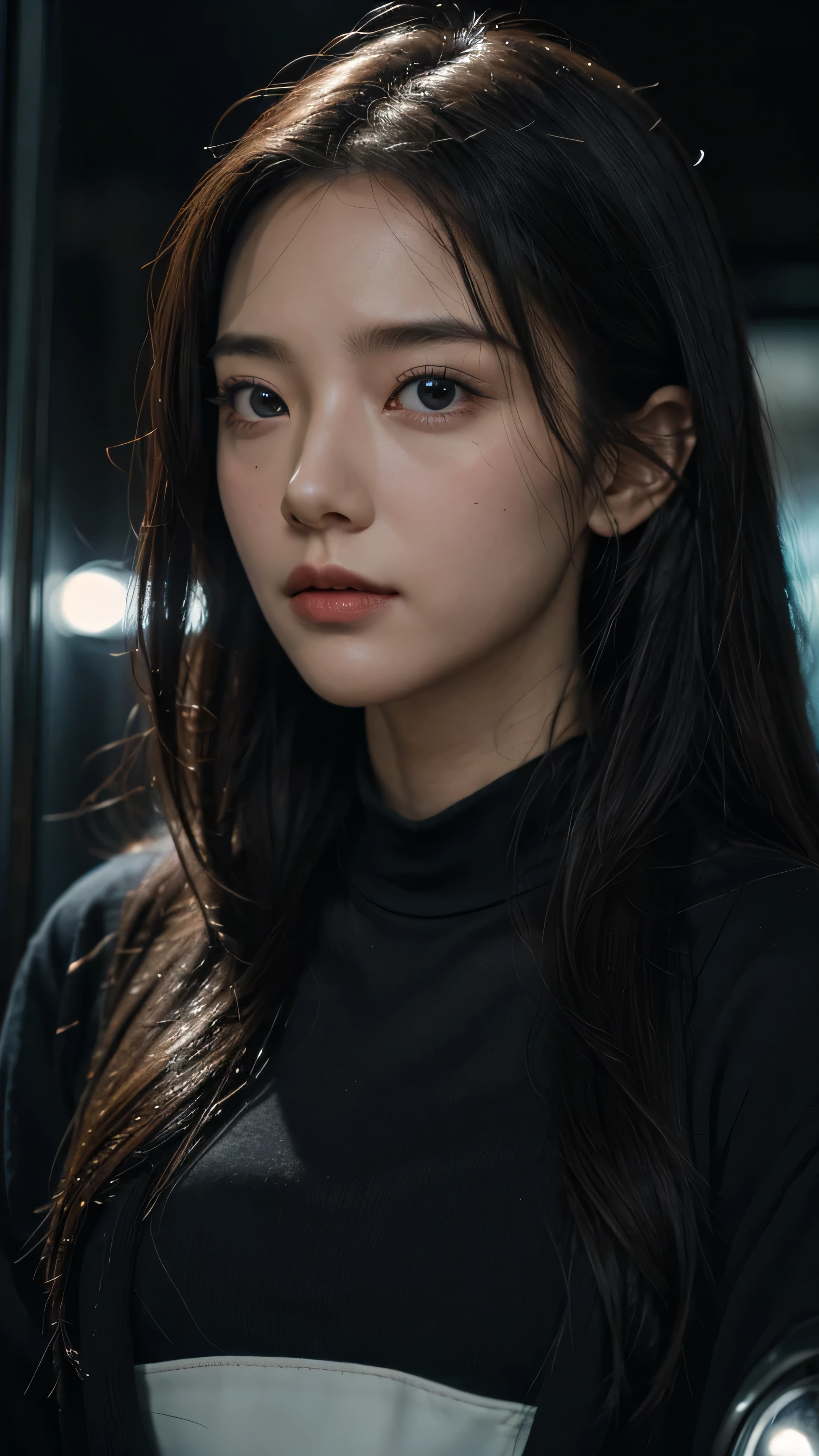 highdefinition images , Black Widow full body highdefinition images , An image of arriving at a colorful star , cinematic 4K facial details , Woman Across the Stars 、Awarded at cgsociety, photos taken for the film