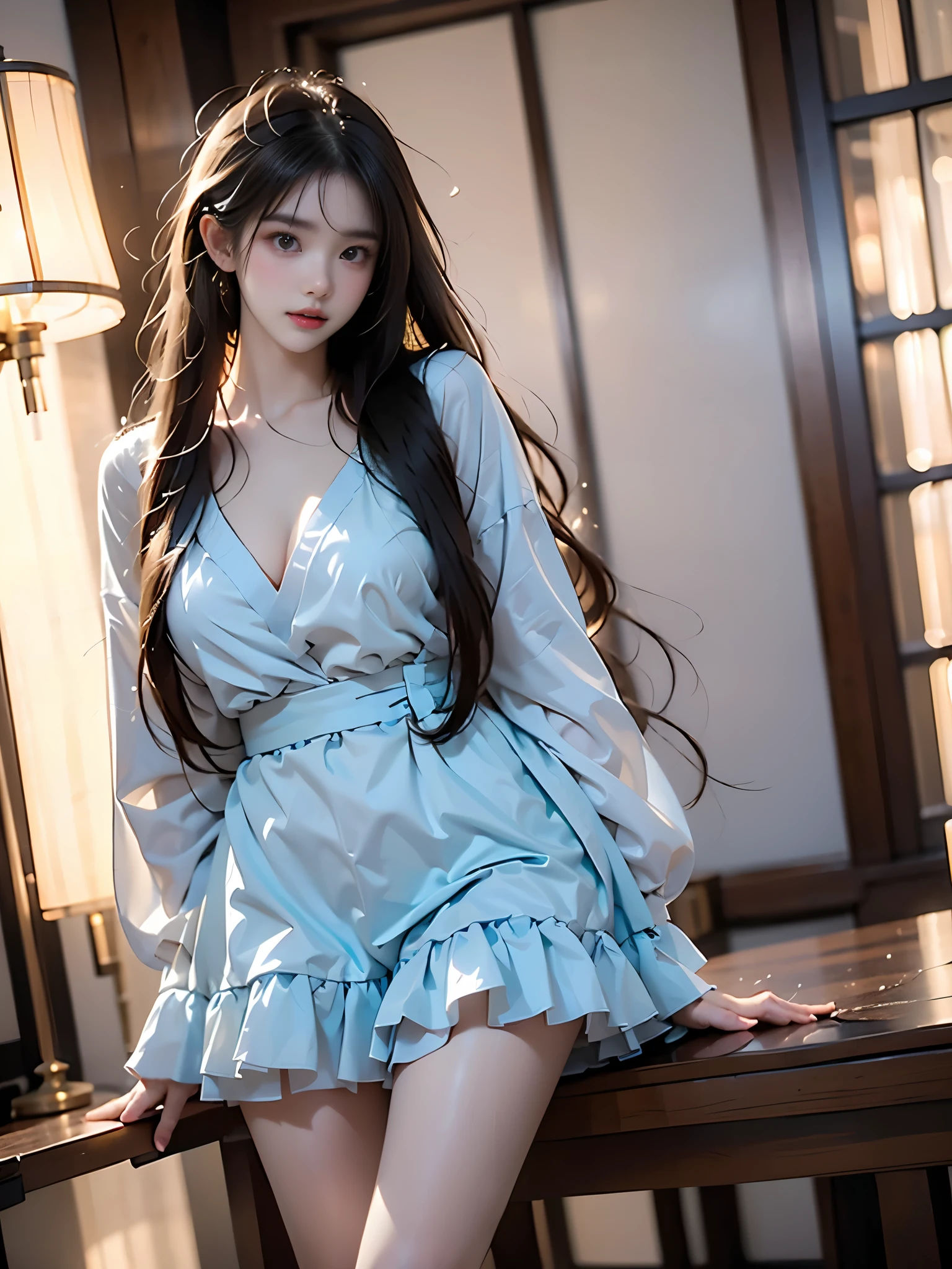 ((best quality)), ((masterpiece)), (detailed:1.4), 3D, Beautiful Chinese fairy image,HDR (High Dynamic Range),Ray Tracing,NVIDIA RTX,Super Resolution,Unreal 5,Subsurface scattering,PBR Textures,Post-Processing,Anisotropic filtering,Depth of Field,Maximum clarity and sharpness,Multi-layered textures,Albedo and highlight maps,Surface Shading,Accurately simulate the interaction of light with materials,Perfect proportion,Octane Rendering,Two-color lighting,Large aperture,Low ISO,White Balance,Rule of Thirds,8K Native,