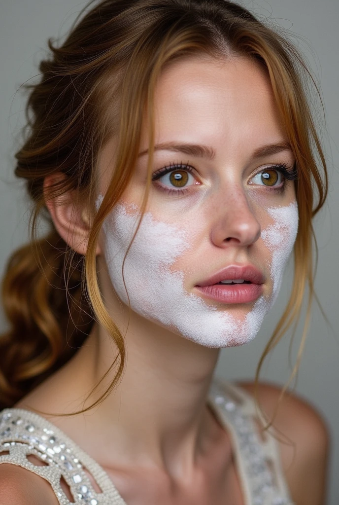 Currant Vanilla Milkshak on Face