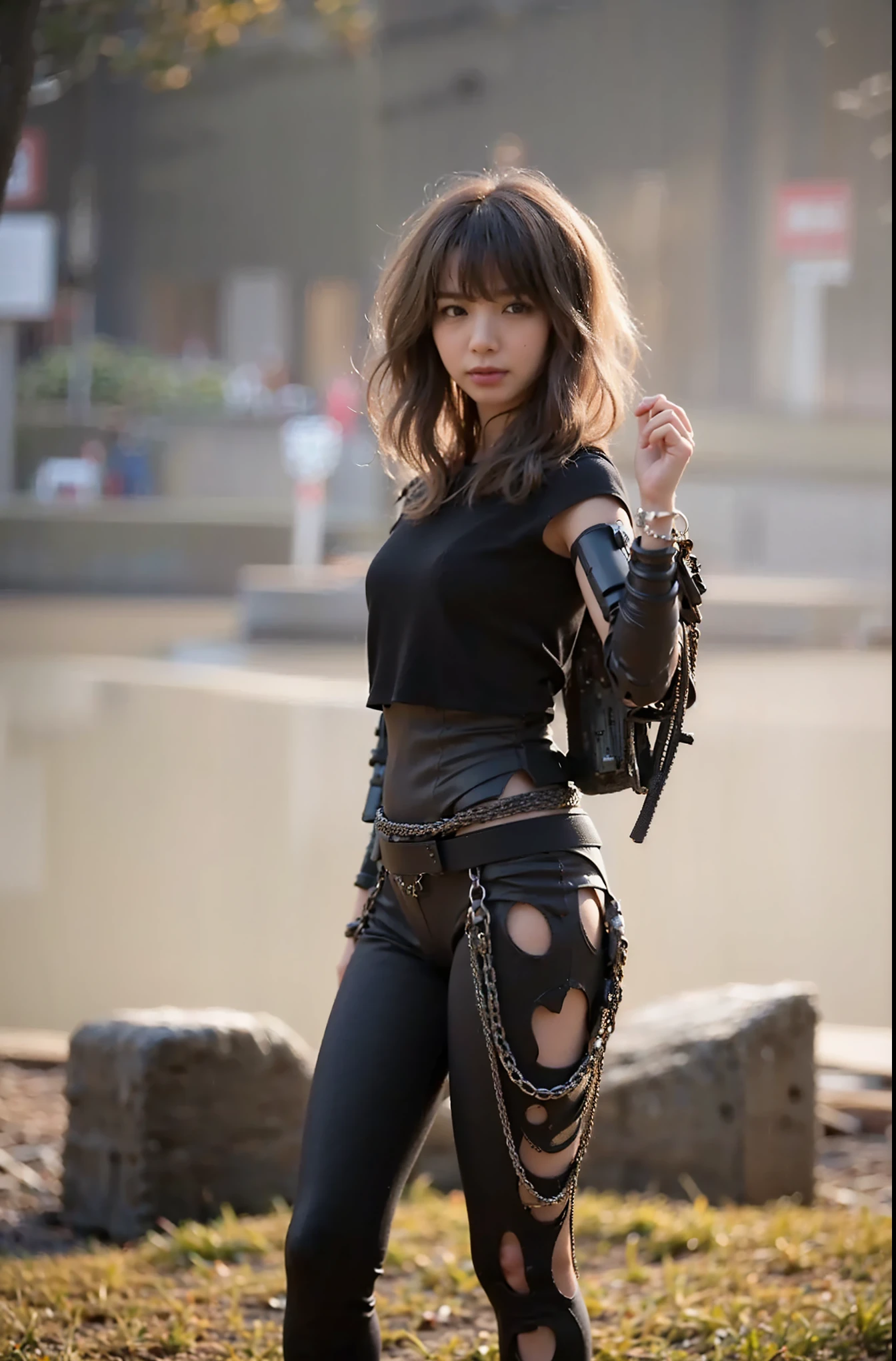 (Completely live action:1.37), (Amazingly realistic textures:1.37), (masterpiece, best quality:1.2), (8k uhd, 16k, 32k, ultra high res), amazingly realistic skin, amazingly realistic photo, superrealism, (photorealistic:1.37), (RAW photo), ultimately realistic, (ultimately realistic all details), (ultimately realistic all textures), super realistic lighting, super realistic shadow, (japanese girl:1.5), (realistic idol face), smiling, happy, super realistic face, ultimately realistic skin, ultimately realistic eyes, (mascara:1.35)ultimately realistic background, ultimately realistic detail up, (kkw-ph1:1.25), (Canon EOS R6, 85mm, 1/200s, f/5.6, ISO 1600), (tattoo), (mechanical armor:1.37), (blue eyes:1.2), (silver hair:1.3), (tareme:1.5)