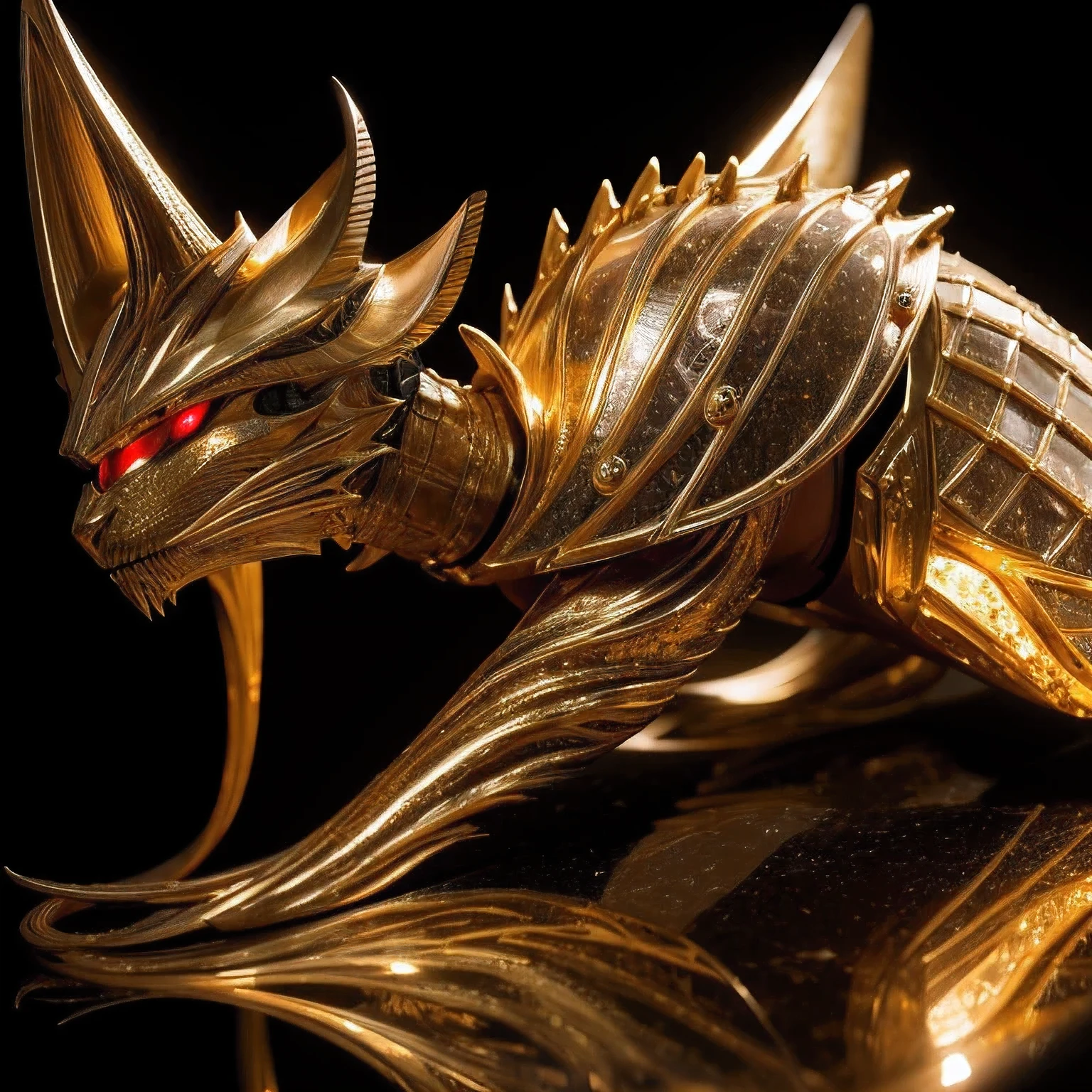 create a fantasy scavenger creature between the characteristics of a bone-crunching bird and a golden jackal