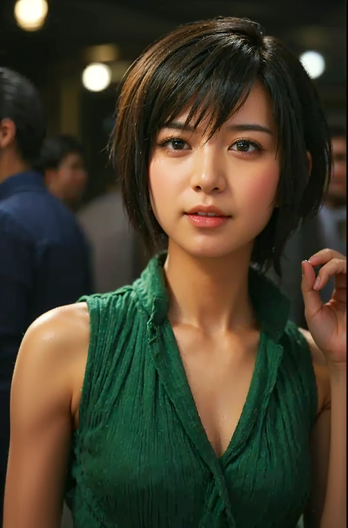 (Completely live action:1.37), (Amazingly realistic textures:1.37), (masterpiece, best quality:1.2), (8k uhd, 16k, 32k, ultra high res), amazingly realistic skin, amazingly realistic photo, superrealism, (photorealistic:1.37), (RAW photo), ultimately realistic, (ultimately realistic all details), (ultimately realistic all textures), super realistic lighting, super realistic shadow, (japanese girl:1.5), (realistic idol face), smiling, happy, super realistic face, ultimately realistic skin, ultimately realistic eyes, (mascara:1.35)ultimately realistic background, ultimately realistic detail up, (kkw-ph1:1.25), (Canon EOS R6, 85mm, 1/200s, f/5.6, ISO 1600), (tattoo), (mechanical armor:1.37), (blue eyes:1.2), (silver hair:1.3), (tareme:1.5)