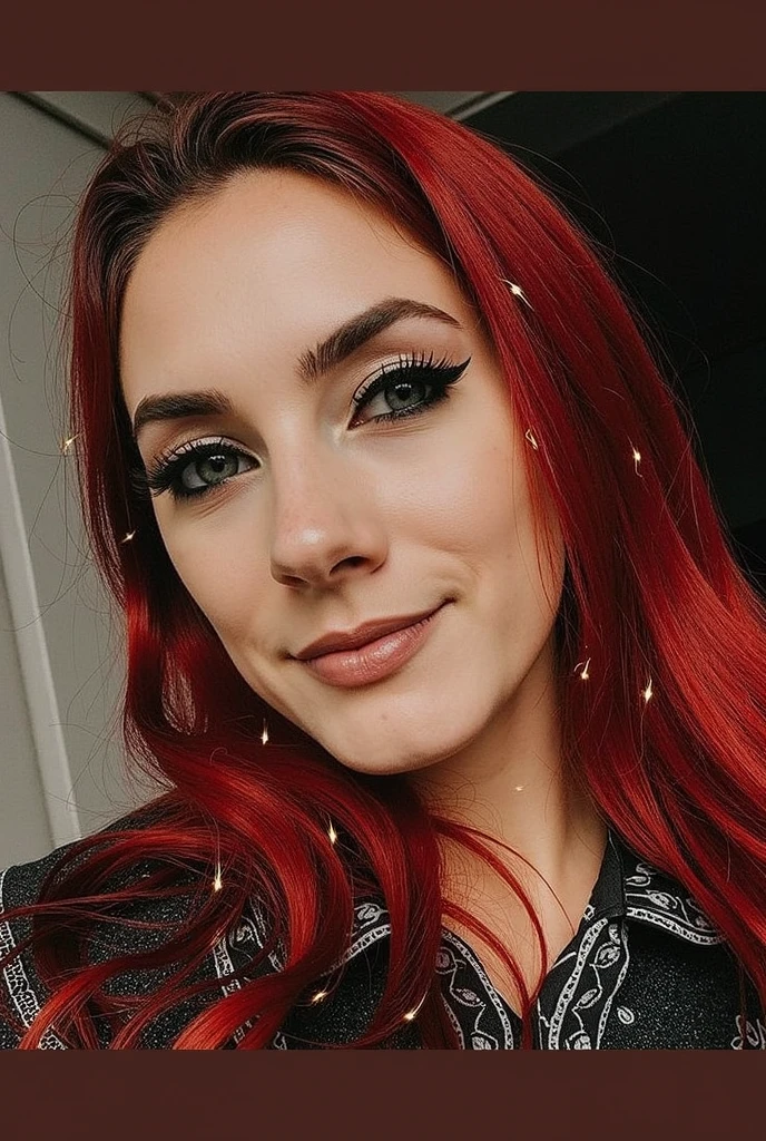 fille sexy cheveux rouge