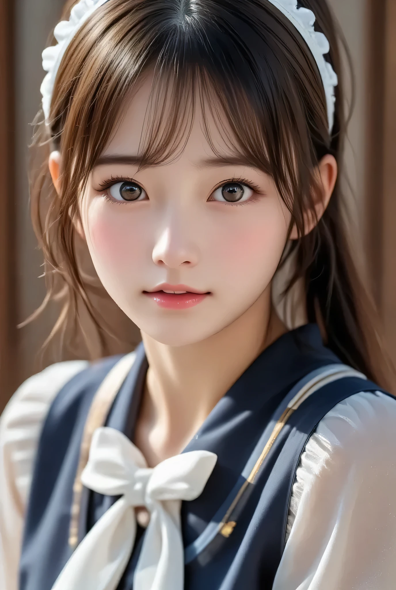 Hair color is purple。Her hairstyle is a bun(Chignon)A ribbon is tied to。When you remove the ribbon, your hair is long.。
The eyes are not big cat-like, but long and narrow.、The pupils may be dilated at night。
Tall and stylish、Being beautiful is admired by the same sex.、Even my grandpa is in love with me.。