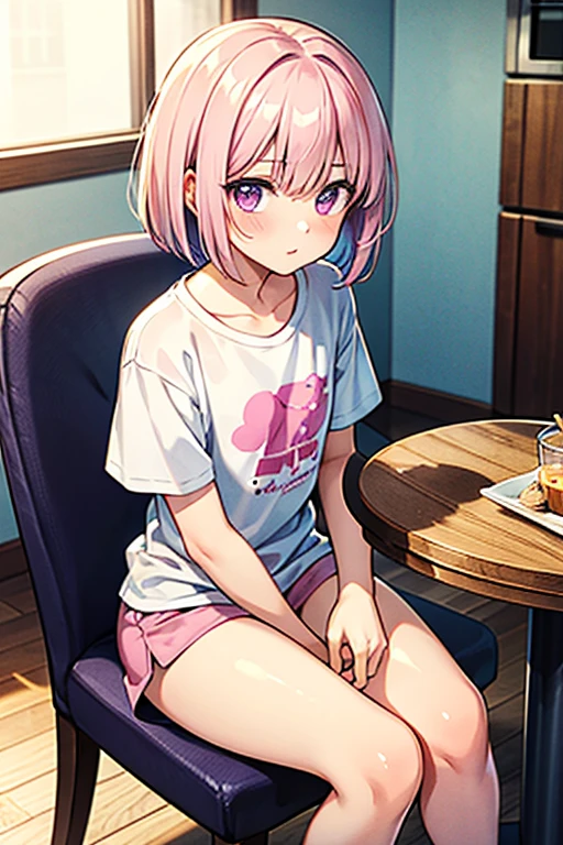 Highest quality,masterpiece,A long-time female friend,Good guy,Discarded panties,Relaxing at home,smile