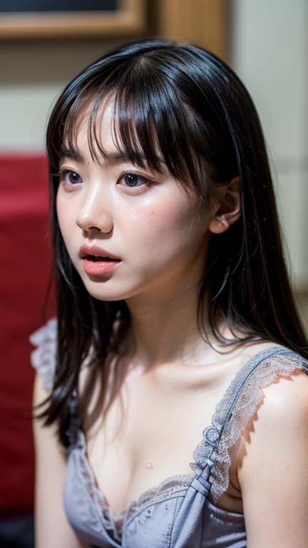 (((32k,High detail,High detail、masterpiece,Attention to detail,whole bodyエズビアン,alone))),RAW Photos & Realistic atmosphere,beautifulDark brown eyes,Mouth Details,Glossy Lips,Thin eyebrows,Soft white skin that shines in every detail、fine grain、Dark brown eyes,Very beautiful eyes,Detailed lips、Very beautiful face,Very well-formed face、A vivid face,beautiful, Glistening lips, Realistic Young Gravure Idol, Young and sexy gravure idol, Young Gravure Idol,masterpiece, high quality,Real Humans,(Correct Anatomy),High resolution,Very detailed,Fine details,Very detailed,Very realistic eyes and face,Accurate human body、Sharp focus,RAW Photos, Realistic、Cute face,Well-proportioned face、Embarrassed look,((Japanese))、she'Cute like a Korean idol、,Black Hair,The front of the body faces the camera、Body facing the camera,((Spread your legs wide)),Panty shot,(s old),(16 year(girl),Shortcuts,short hair,Spread your knees,Spread your knees and thighs wide,Both Raise your knees,Raise your knees,Looking into the camera、Tight waist、high quality,Flat Chest,Spread your legs out to the side、(Gothic Lolita),sexy lrie sets, Low Angle,Midnight Alley,Sitting in the alley,Against the backdrop of the cityscape at night,A woman taking a photo,(girl),alone,Sit with your thighs spread、Please open your legs and show me your crotch..........,(View your viewers),Flat Chest,Tight waist,Small hips、High heels,whole body,No pubic hair