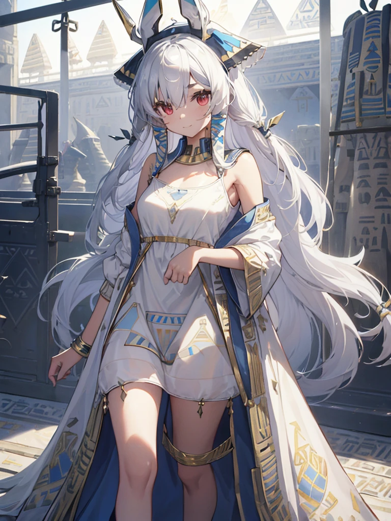 (((Alone))),(((Mature Woman))),(((Long Gray hair without bangs))),(((Completely black eyes))),(Lush body with light curves),(((Tribal clothing)))