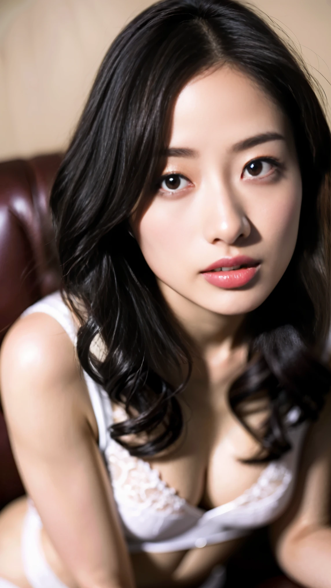 ((最high resolution、8K、最high resolution:1.3))、Photorealistic、Sharp Focus、high resolution、High resolution、Portrait、solo、Japanese、Middle-aged women、Beauty、Full Body Evian、47 years old、Long Hair、Wrinkles at the corners of the eyes、Poolside、Beautiful blue sky、Sexy figure、((Swimsuit、Swimsuit))、Thighs、((Thighs、Large Breasts))、Red lipstick、Blue eyeshadow、Curly Hair、Taking a shower、