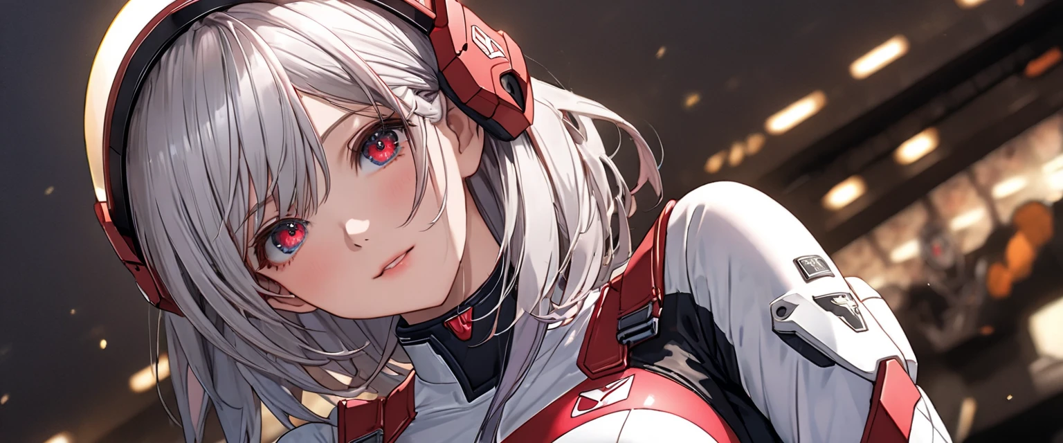 Araff woman with cat ears and red jacket, oppai, seductive anime girls, biomechanical oppai, very beautiful cute catgirl, Surrealism female students, Attractive cat girl, ultrarealistic sweet bunny girl, hyper realistic anime, Photorealistic anime, shikamimi, Japanese goddess, Surrealism female students, beautiful anime catgirl