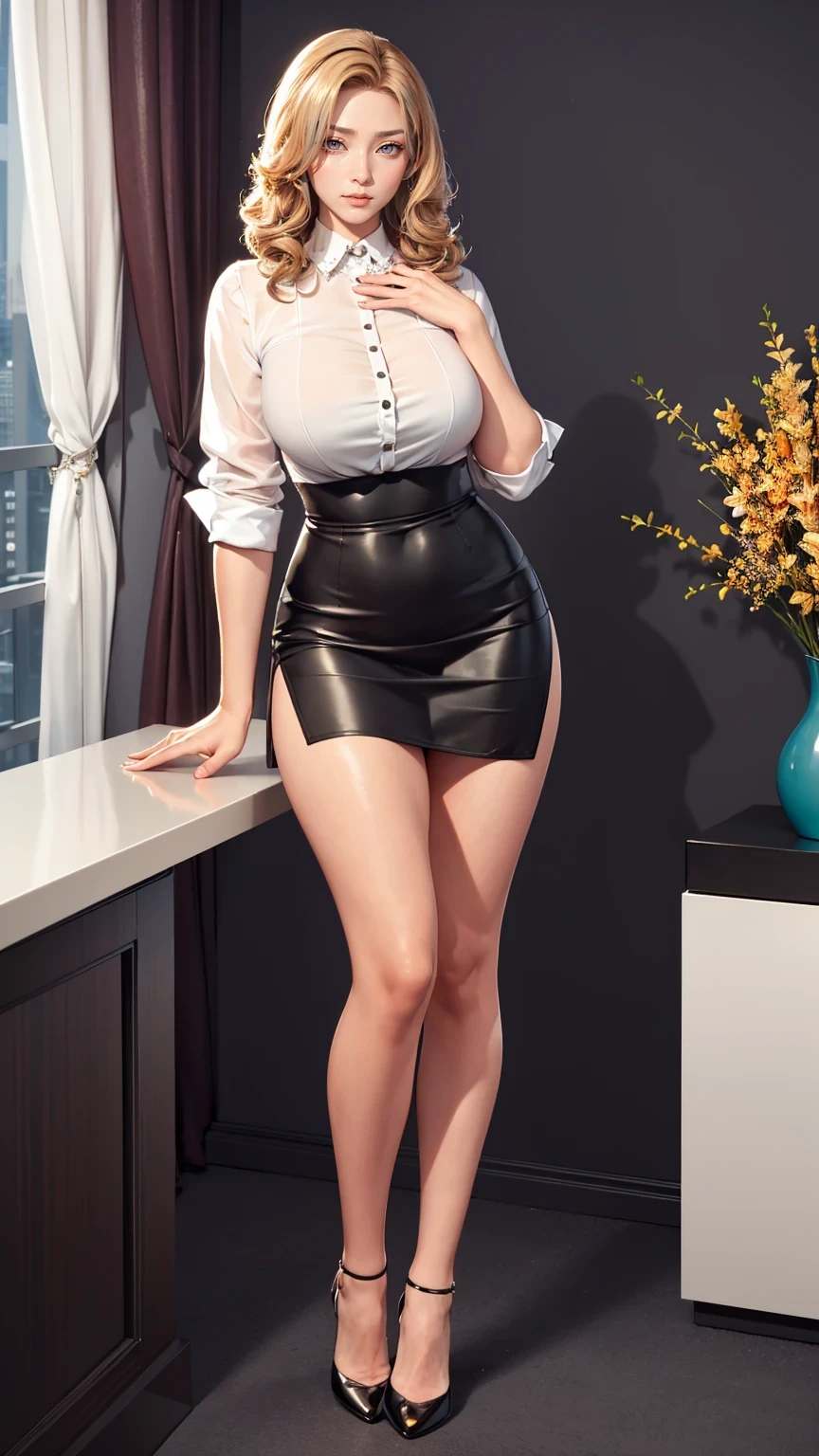 (Charming and charming pose.:1.1),Perfect shape,(full body lesbian:1.5),Best Quality,8k, masterpiece, ultra high resolution, (natural:1.4),raw photo, 1 woman,35 years old,(white:1.1),Soft and clear skin,Soft and clear legs.,detailed skin, large eyes, detailed eyes and face,(under the chest:1.4,huge breasts:1.6,huge cleavage:1.3,),long legs:1.5,slim abs:1.1,(((see through clothes:1.1,Hollow material clothing))),((short shirt and raised shirt:1.4)),without underwear:1.5,(in the kitchen:1.5),smile,look at the lens,((open legs,raise your arms)),(shot from below:1.2)