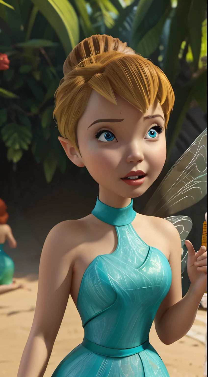 Tinkerbell (Disney) is very hot. busty. cutout. production