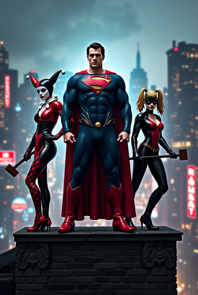 DC task-force x,featuring The characters:

deadshot (a professional Hitman;
scarecrow (an evil psychologist with fear gas);
Harley Quinn (a Crazy jester criminal girl;
capitain boomerang (a bank robber who uses boomerangs);
killer croc (a humanoid creature with crocodile-like features);