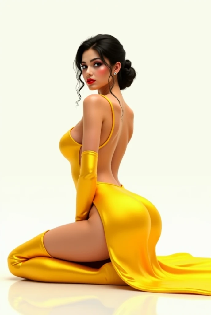 Kim Kardashian Champagne photoshoot