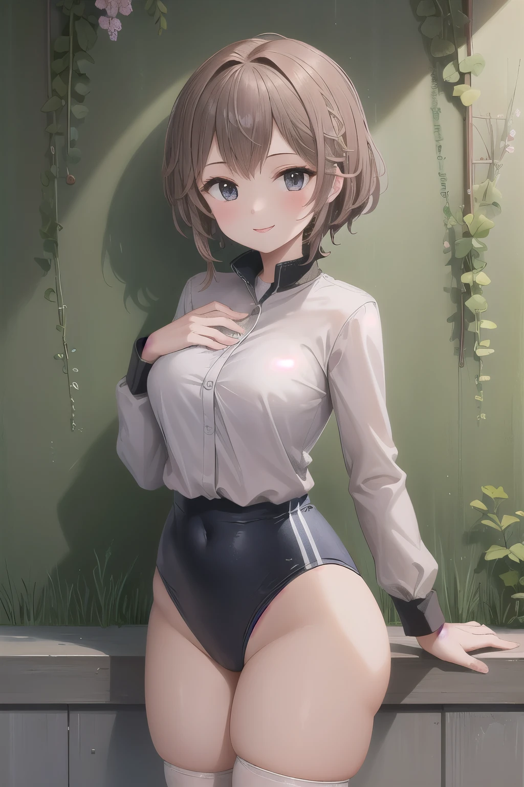18year old, (tmasterpiece: 1.4), (8K, Realiy, Photo Raw, top-quality: 1.4), japanse, (1 rapariga), kawaii faces, (real face: 1.4),beatiful detailed eyes, (authentic skin: 1.3), Beautiful skins, good-looking, 超A high resolution, Ultra Photo Realism, K HD |, the golden ratio, (详细的脸: 1.4) With short black hair,(Nike Fit Athletic Wear:1.5), Dynamic Pose, (ABS Development:1.5), (fıt body:1.5), (small tits:1.5), (flat breast:1.5), (Natural light outside the house:1.5), (focus on hips:1.5), (erectile nipple:1.5), (Spandex Pantyhose:1.5), (Skin color is visible through pantyhose:1.5), (Turn around and show your ass:1.5), (Japan athletes:1.5), (See-through tights:1.5), (2 Girls:1.5), (Emphasize ass:1.5), (Flare), (wet wear:1.5), (Thin body), (dark tan:1.5)