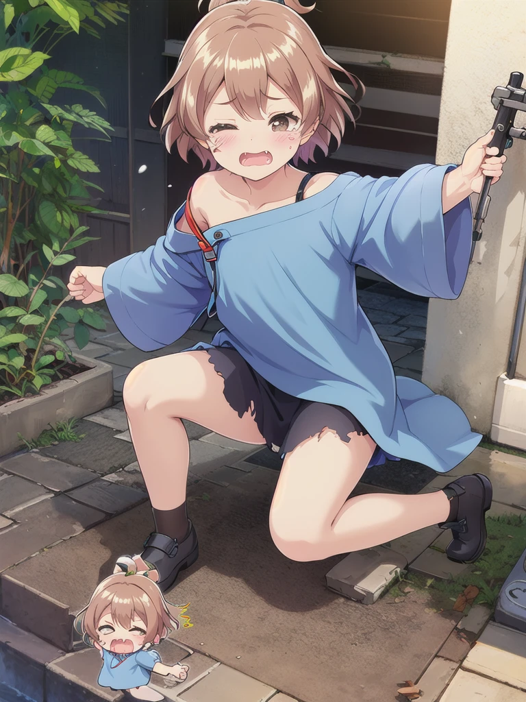Loincloth、Anal、looking back、On all fours、Lift your butt up high、Belly roll、Carrying rope、stumbling、Headbands and hand towels、Water law is、Fastening、Tabi socks、Yamakasa Festival、Square、Girl、Girl、Short、Younger、Lower school year、Baby Face、Both eyes open、Nipples、flat chest、Neighborhood Associations、Mikoshi (portable shrine)、Dynamic Angle、Displeased