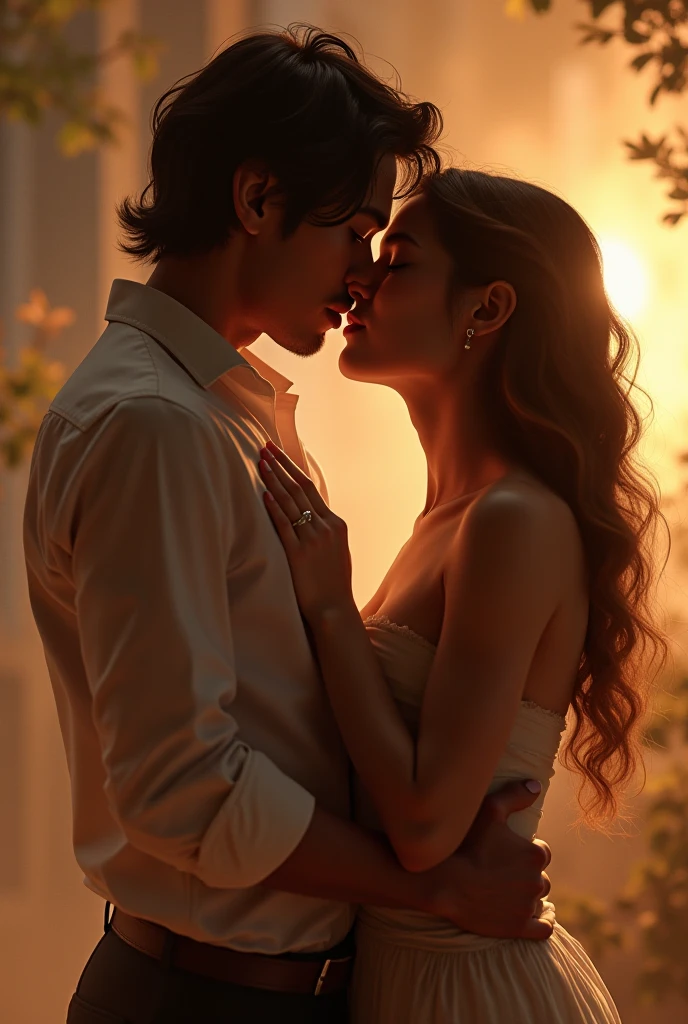 a girl fucking with a boy
