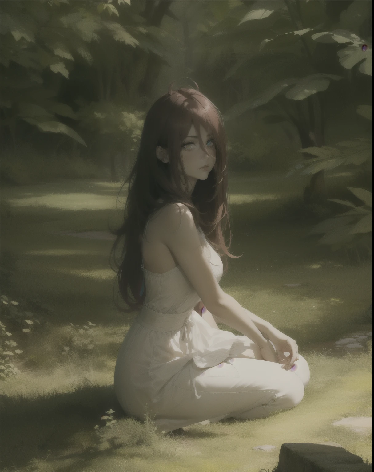 (masterpiece, best quality), 20 years old, skinny, 1girl , power (csm), symbol-shaped pupils, cross-shaped pupils, dark red hair, hair between eyes, long hair, superb girl, bust, high detail eyes, perfect eyes, high detail face, same eyes, glare, soft light, dream light, digital painting, 8K resolution, waist shot, serenity (8K:1.1), expressive eyes, soft and ethereal lighting, captivating composition, female, dark reed hair, long hair, wavy hair, light blue eyes, messy hair, white skin, ((detailed face)), ((same eyes)), ((perfect face)) ((perfect eyes, perfect mouth, perfect nose)), ((waste shot)), (ultra high definition, 8k, masterpiece: 1.3) ((long dark red hair)) ((pale skin)) ((DARK RED HAIR))