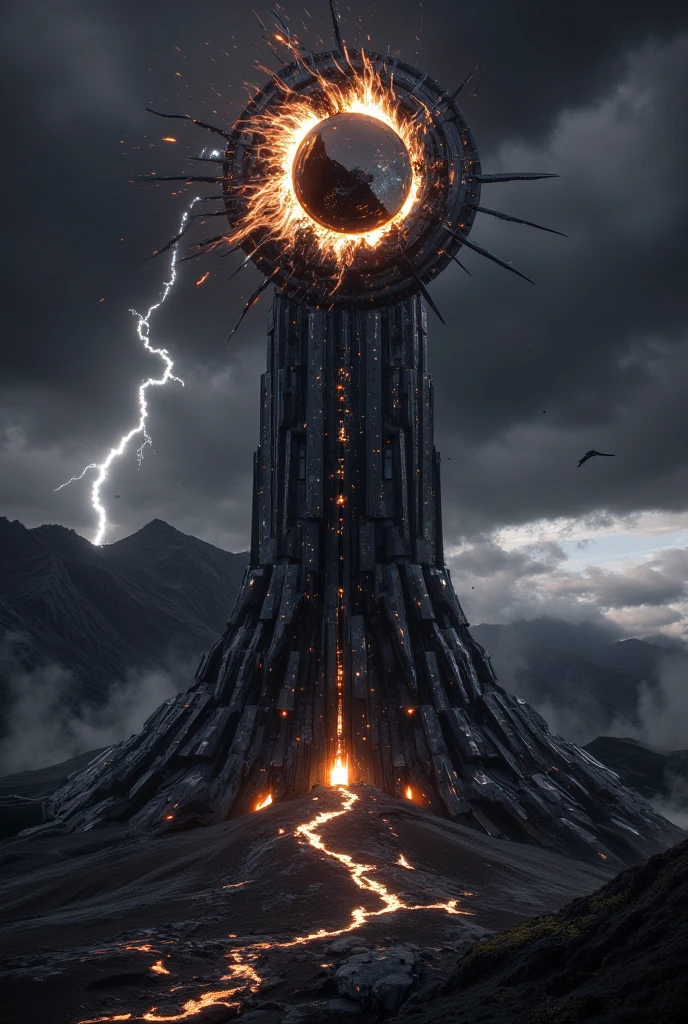 Giant volcanic eruption：1.37），（Hot magma splashes），Scorched black rock， (Sky volcanic ash），（City by the sea），（rolling waves：1.0），Fire red sky，destroy，inverted image，Epic graphics，shocking effects，,Photography,Barnett S.,Photorealism,Imaginative,Otherworldly,Image from the work of Darren Aronofsky,Quixel Megascans Render,The picture is from Roger Deakins's work,Bottom view,Beautiful lighting, --AR 9:16 --V 5.2 --Upper Beta --Stop 80