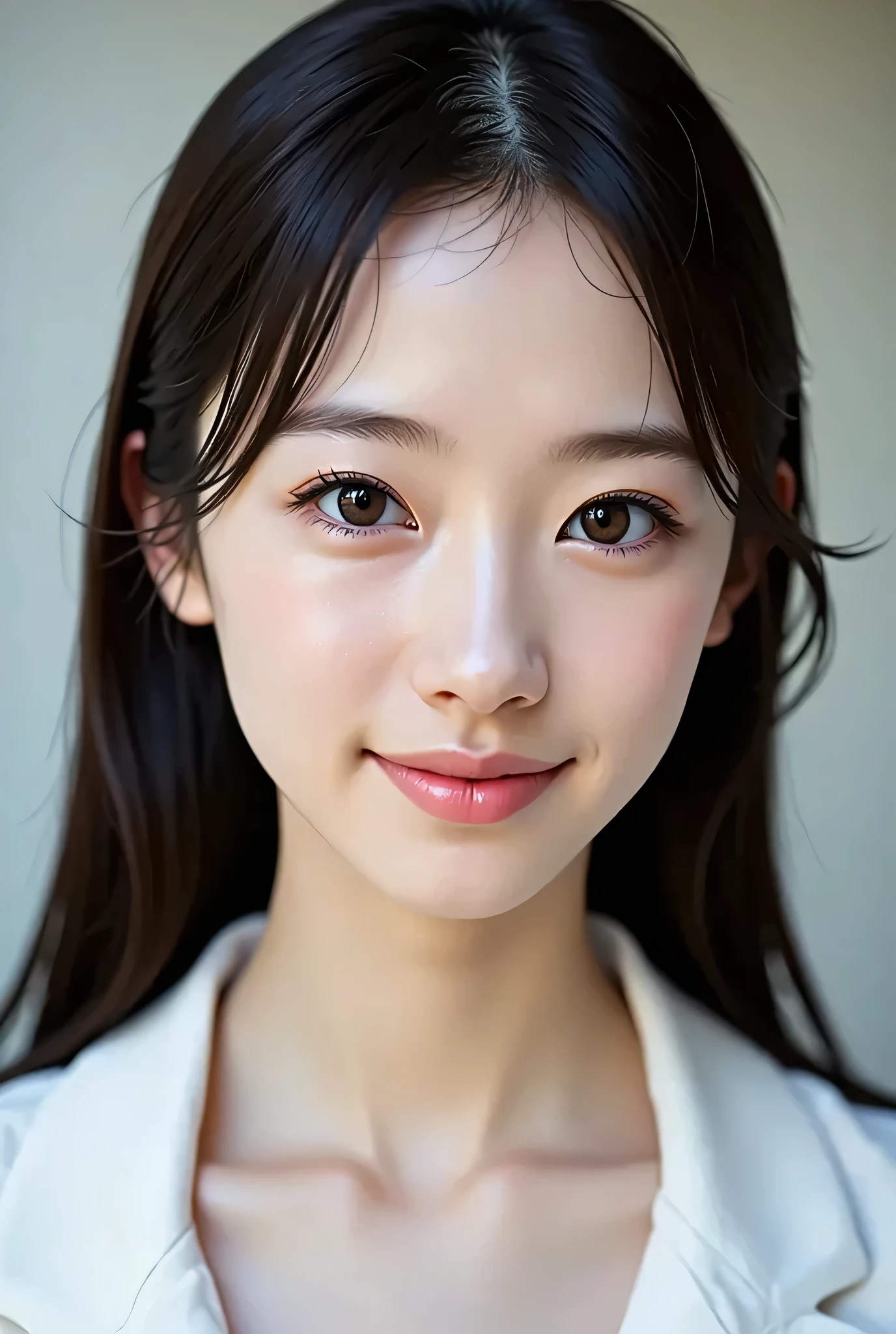 {{{{No Freckles}}},,Best Quality, Face Focus , Soft light, ultra high resolution, ( photorealistic:1.4), RAW Photos, { 1 Japanese girl:, Alone},full body, {naked},{ nude},{ nakedの ,cute, (pupil, pupilに光),{{ Double eyelids on both eyes }},{{ long eyelashes }}}, details, (Small breasts),( high resolution details of human skin textures), (Long Hair)