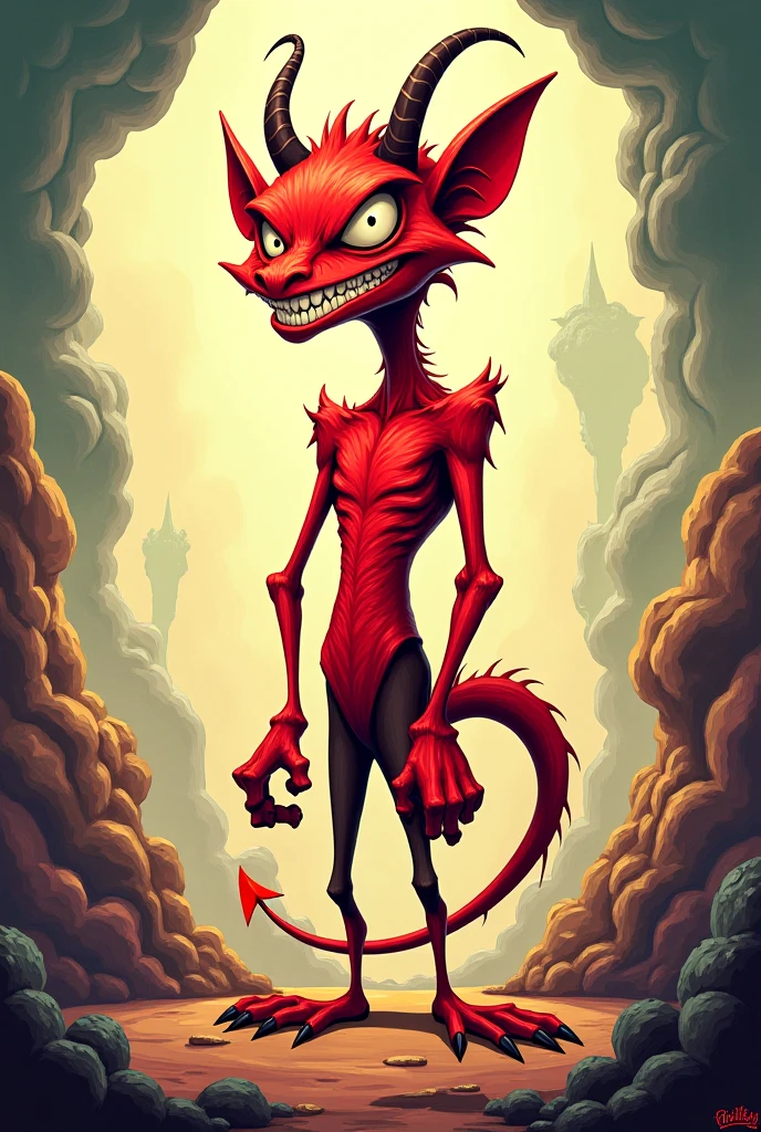 Diabo rot com nariz muito grande, rot, numbers and aces .

Missing wings and extremely large nose Make it thinner 