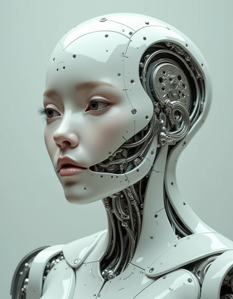 gear,Parts, transparent,a professional closeup, photo of a glass human, white background, transparent body, visible veins, highly detailed, head, upper body, breathtaking, high resolution, beautiful, highest quality, masterpiece,  <lora:wanxiang:1>