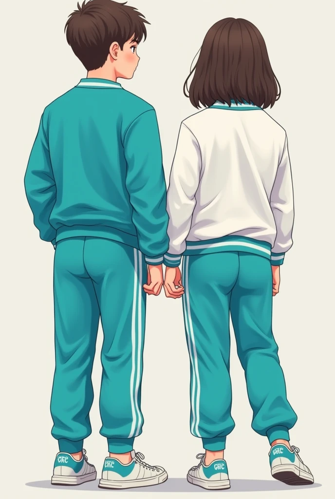 Two girls short black hairs, yuri
The first girl wear a pink adidas pants, pink cap, white socks, white adidas sneakers.
The second girl wore a grey adidas pants, grey cap, white socks, white adidas sneakers.
Japanese kiss, lesbians kissing, hugging, sensual body, closed eyes, novel cartoon, 4K, HD