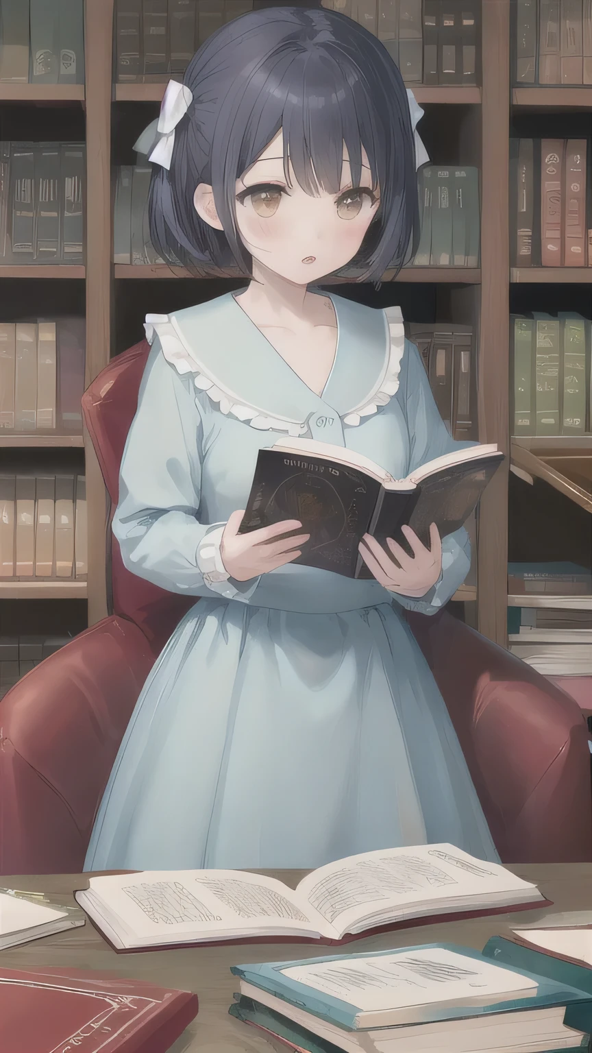 pierrot、reading,books