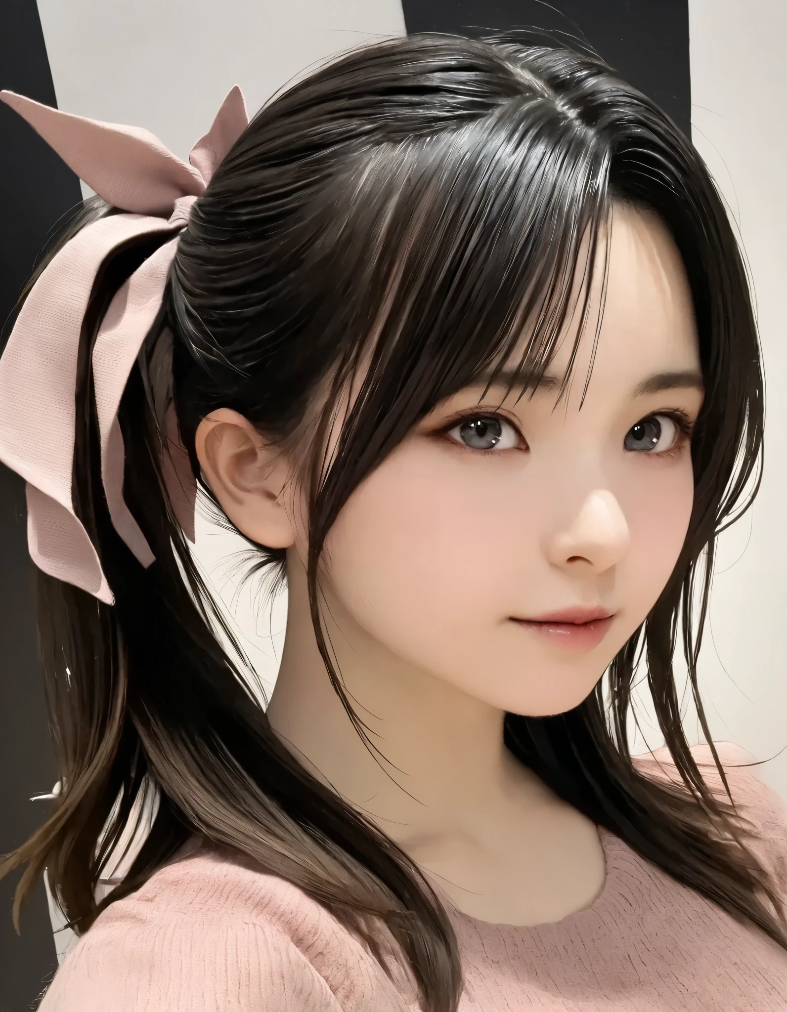 (best quality, 8k, high resolution:1.2), 1girl, FINAL FANTASY VII, Aerith, upper body