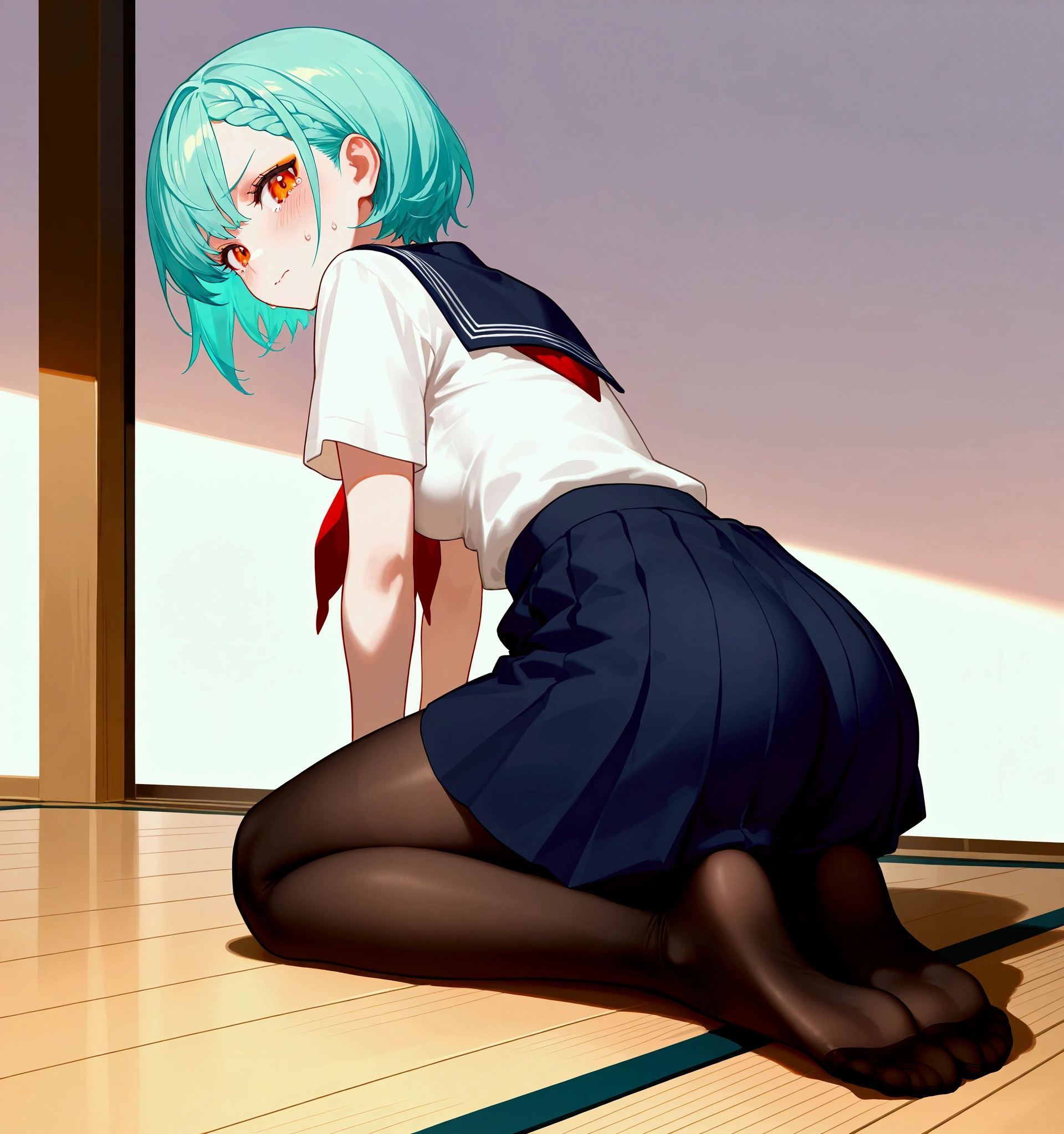 huge,Teenage girl,short skirt,teasing,A giant girl taller than a building,Wear white pantyhose,Toyed around,shrouded in the villain,Lying on his stomach,Face down,Licking the miniature building,Toyed around,low angle of view,arroganthuge,Light cyan hair,Teenage girl,short skirt,Teasing the villain,A giant girl taller than a building,arrogant,Those who don't wear shoes,