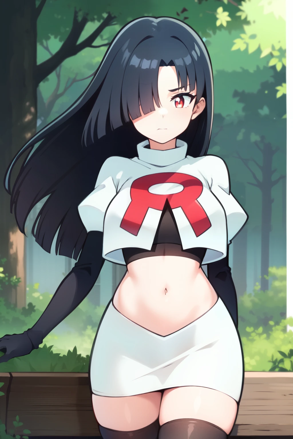 Esta hermosa chica alta y de cabello largo vestia una camisa gris que resaltaba su enorme pechonalidad su fisico algo musculoso se resaltada con su sudadera ajustada que hacia resaltar sus grandes muslos, su rostro enojado y dominante con sus ojos negros y oiel blanca