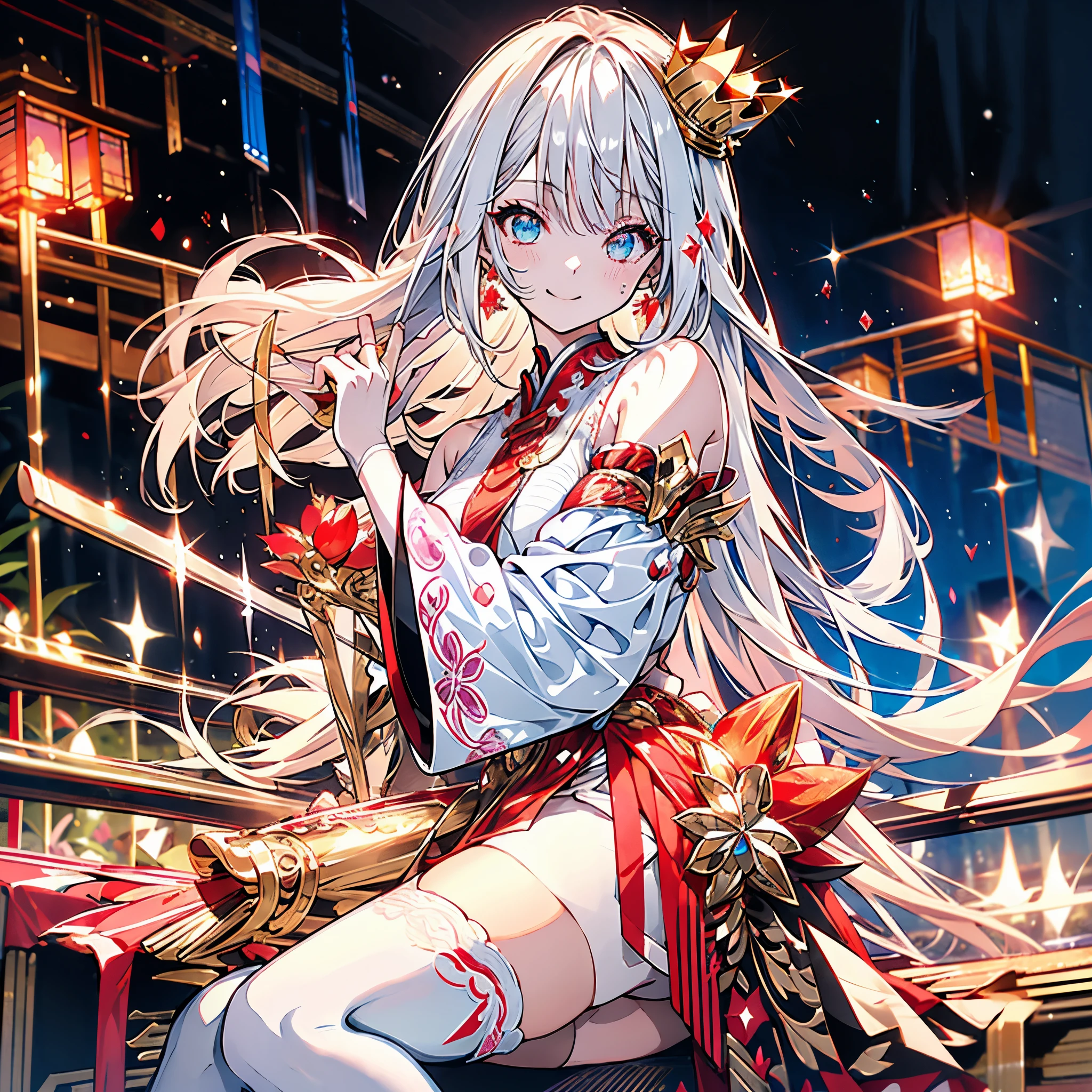 Japanese anime style. Mulher. middle Ages. Europa. fantasia. saia. espada. They are standing. todo o corpo. de baixo.