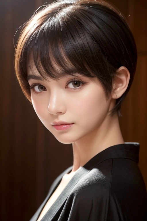 High Resolution Portrait。((Symmetrical and rounded face ))、 clear ...