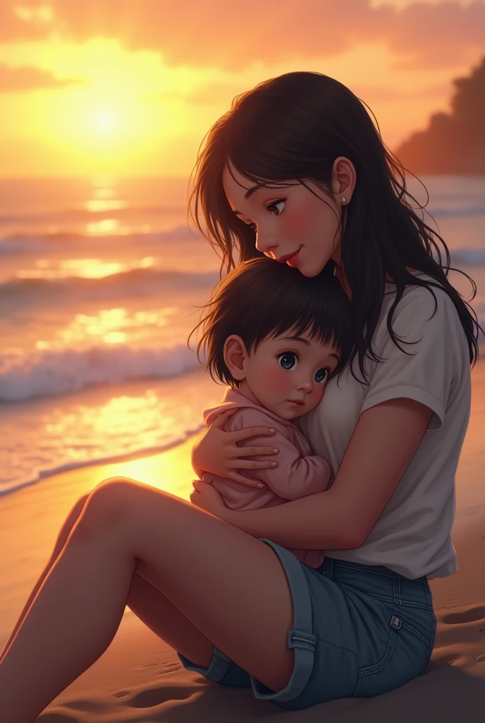 Parents and children gather around a bonfire、eat roasted marshmallows.、smile、like、smile,
background:Sandy beach at night,starry night
(full shot)
"(setting):(highest quality),(masterpiece),(be familiar with),(ultra be familiar with),(insanely be familiar with),(super high quality),(highly be familiar with),(Full HD)"