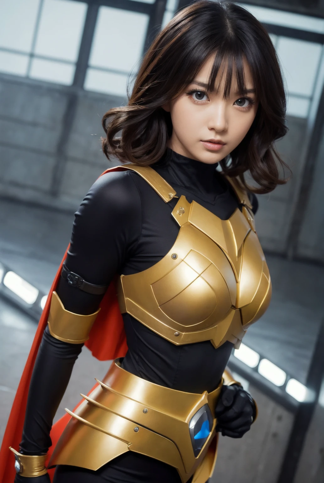 best quality, official art, masterpiece, textile shading, HDR, very detailed, colorful, best details, fantasy, battle suit, Yuki Mori:1.5, 1 female, 25 years old, gold hair, long hair, curly hair, best quality, official art, masterpiece, textile shading, HDR, very detailed, colorful, best details, fantasy, battle suit,1 female, 25 years old, standing on stairs, a castle town with an old castle view, sunny, random hair, big breast, skinny, Surrounded by a large crowd:1.9, Confetti flutters, Blessed, Being welcomed:1.5, cameltoe:1.3, ground level shot:,