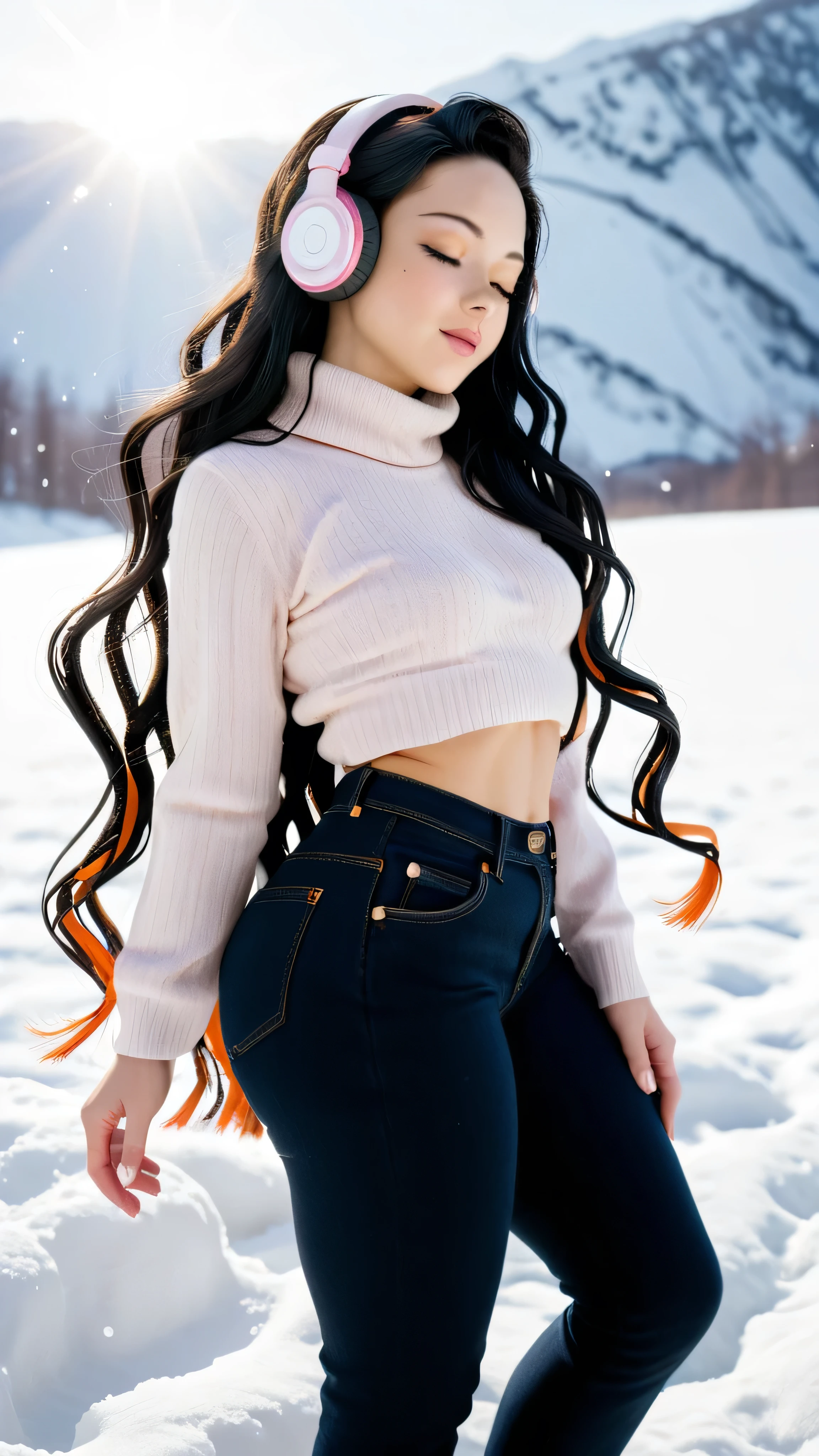 Beautiful realistic girl with blue long hair... ,..... ,Close-up of clean skin with detail ,full length,in short red and black mini shorts and a pink blouse,on a purple background,high quality 8k, high quality с высоким разрешением, Rich colors, Soft light, Super detailed photos. high quality, 8k Ultra HD, High Definition, Noise suppression, яркие Rich colors.. high quality, 8k Ultra HD, High Definition,
